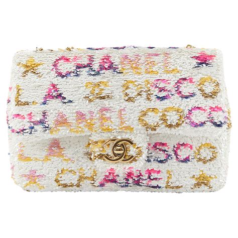 pink sequin chanel bag|chanel disco bag.